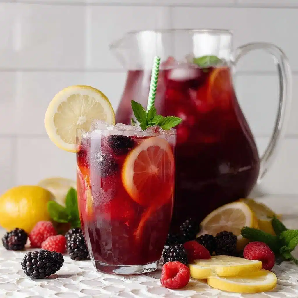 Triple Berry Lemonade Recipe - Recipe Image