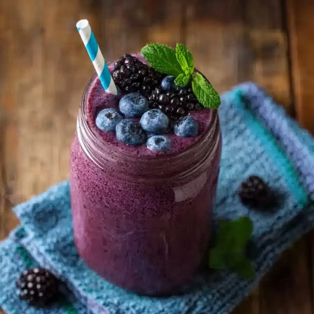 Purple Power Blueberry Smoothie Recipe - Recipe Image