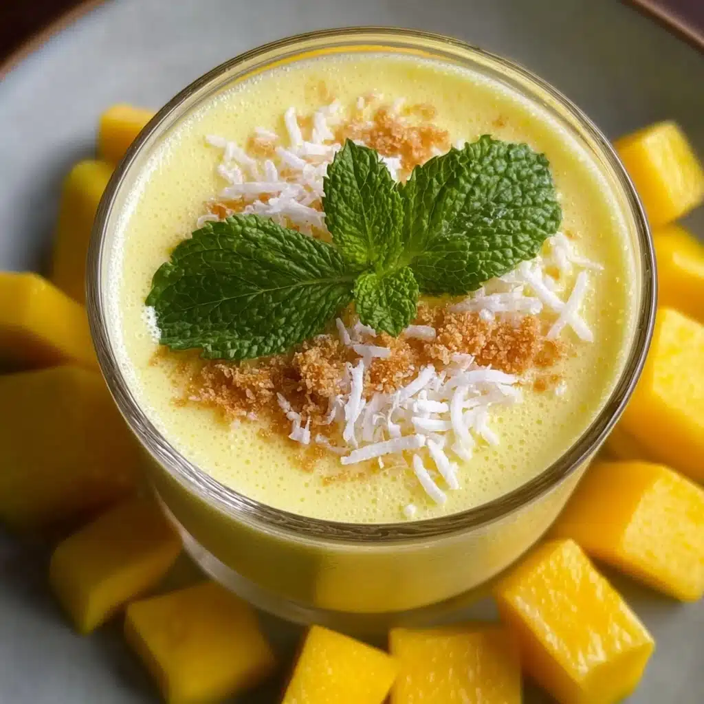 Frothy Tropical Mango Smoothie Recipe - Recipe Image