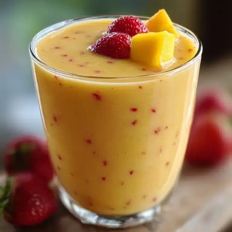 Mango Strawberry Smoothie Recipe