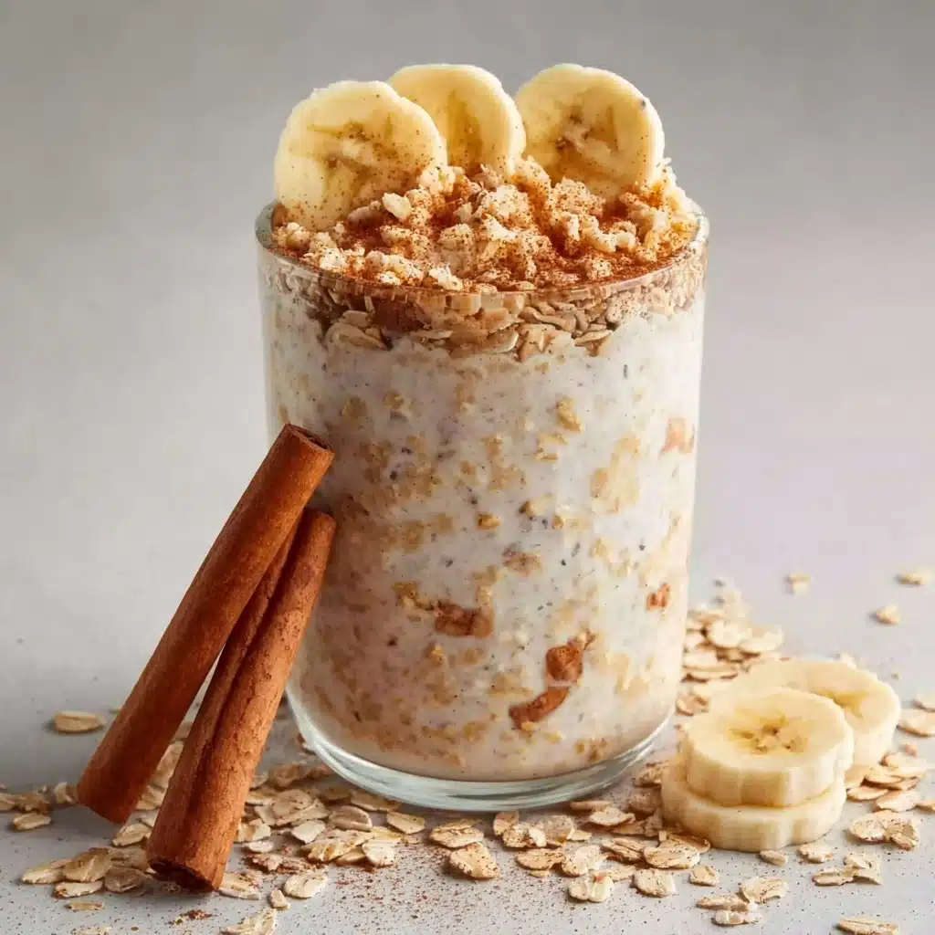 Cinnamon Roll Overnight Oats Recipe