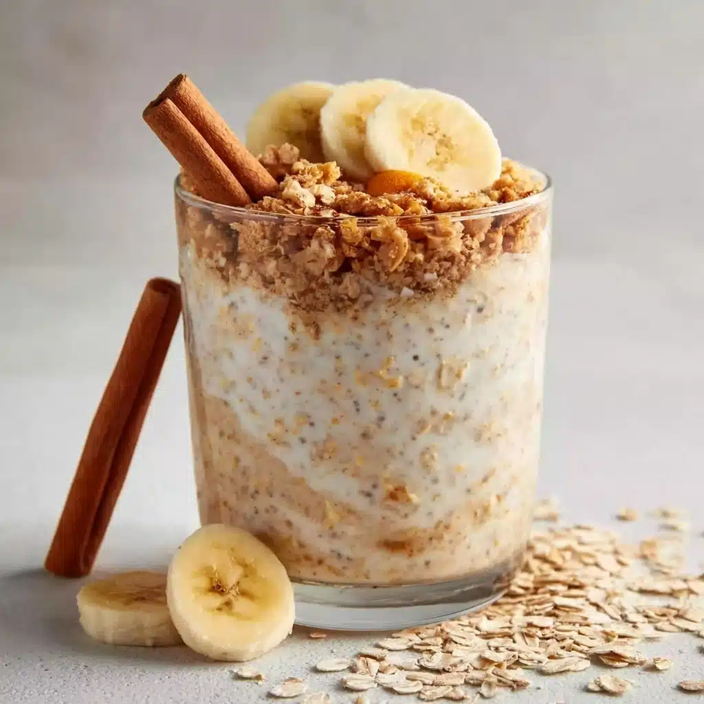 Cinnamon Roll Overnight Oats Recipe - Recipe Image