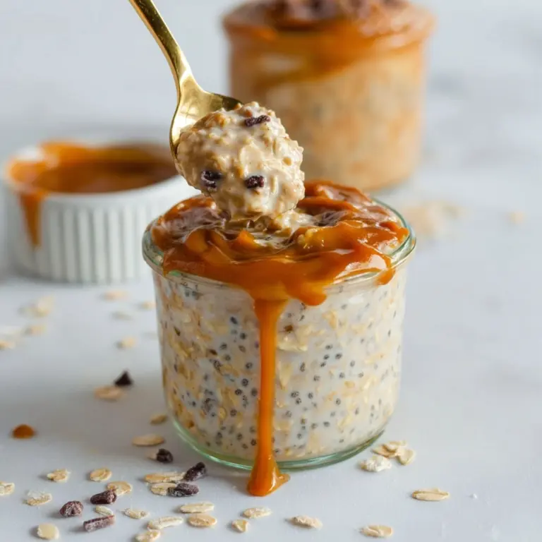 Salted Caramel Overnight Oats Recipe