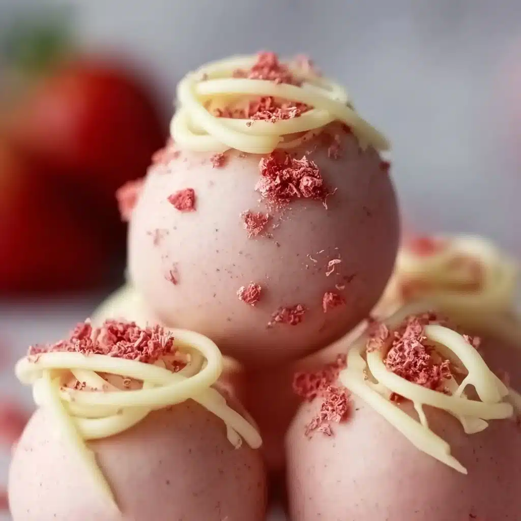 Strawberry Cheesecake Protein Balls Recipe - Recipe Image