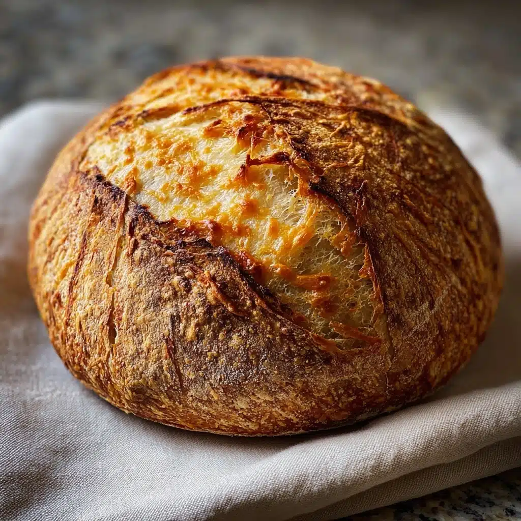 No-Knead Cheese Bread Recipe - Recipe Image