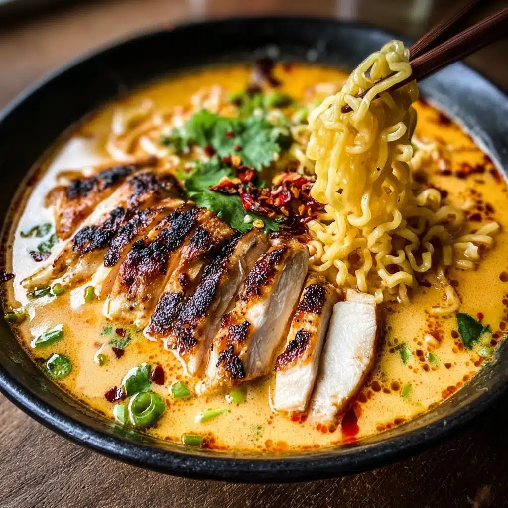 Fiery Chicken Ramen Recipe - Recipe Image