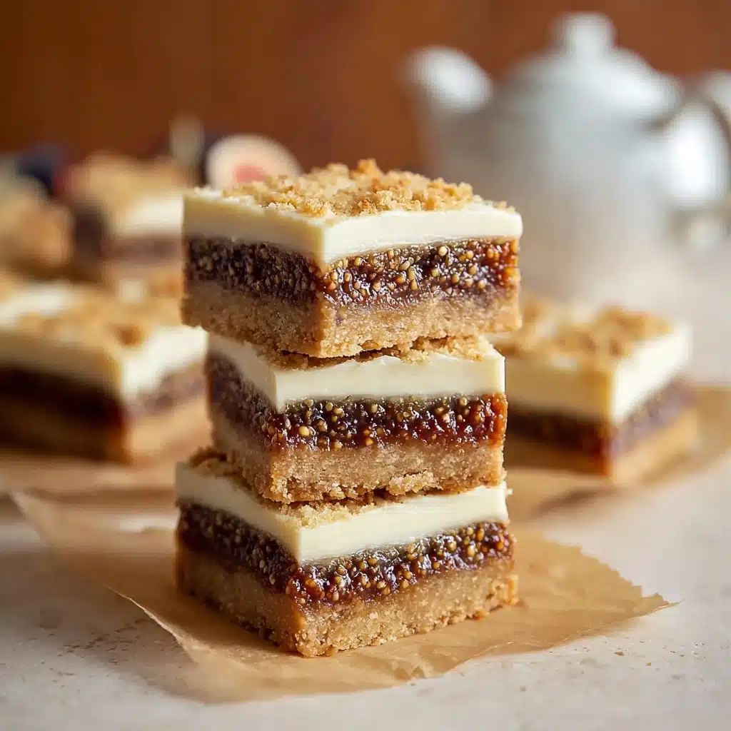 Decadent Fig and Cream Cheese Bars Recipe - Recipe Image