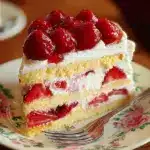 Strawberries and Cream Cake Recipe