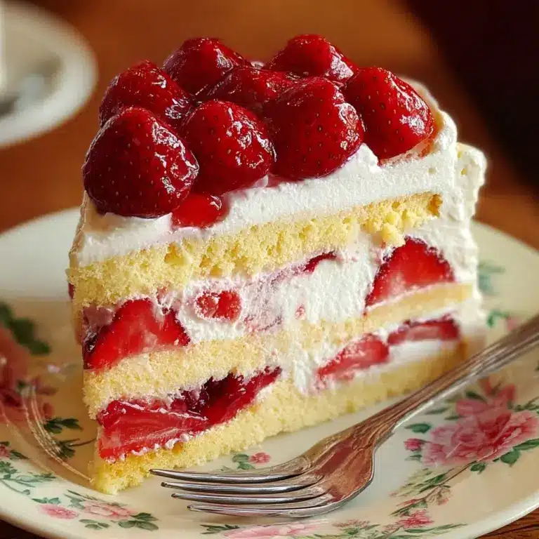 Strawberries and Cream Cake Recipe