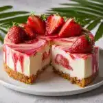 Strawberry Swirl Cheesecake Recipe