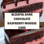 Dark Chocolate Raspberry Mousse Cake Recipe