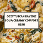 Creamy Tuscan Ravioli Soup Recipe