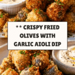 Fried Olives with Garlic Aioli Recipe