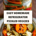 homemade Refrigerator Pickled Vegetables Recipe