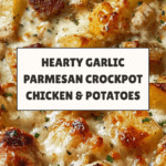 Garlic Parmesan Crockpot Chicken and Potatoes Recipe