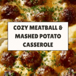 Meatball & Mashed Potato Bake Recipe