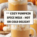 Pumpkin Spice Milk Recipe