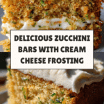 Ultimate Frosted Zucchini Bars Cream Cheese Recipe