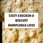 Easy Chicken and Dumplings with Biscuits Recipe