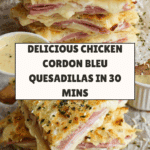 Chicken Cordon Bleu Quesadillas Recipe