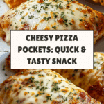 Homemade Easy Cheesy Pizza Pockets Recipe