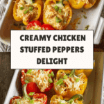 Creamy Chicken Stuffed Peppers Recipe