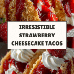Strawberry Crunch Cheesecake Tacos Recipe