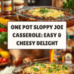 One Pot Sloppy Joe Casserole Recipe
