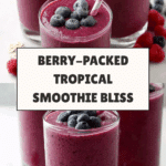 Triple Berry Oat Tropical Smoothie Recipe