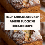 Rich Chocolate Chip Amish Zucchini Bread Recipe
