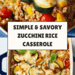 Quick Weeknight Zucchini and Rice Casserole Recipe
