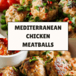 Mediterranean Chicken Meatballs Recipe