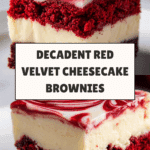 Red Velvet Cheesecake Brownies Recipe