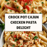 Crock Pot Creamy Cajun Chicken Pasta Recipe