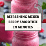 Mixed Berry Smoothie Recipe