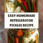 homemade Refrigerator Pickled Vegetables Recipe