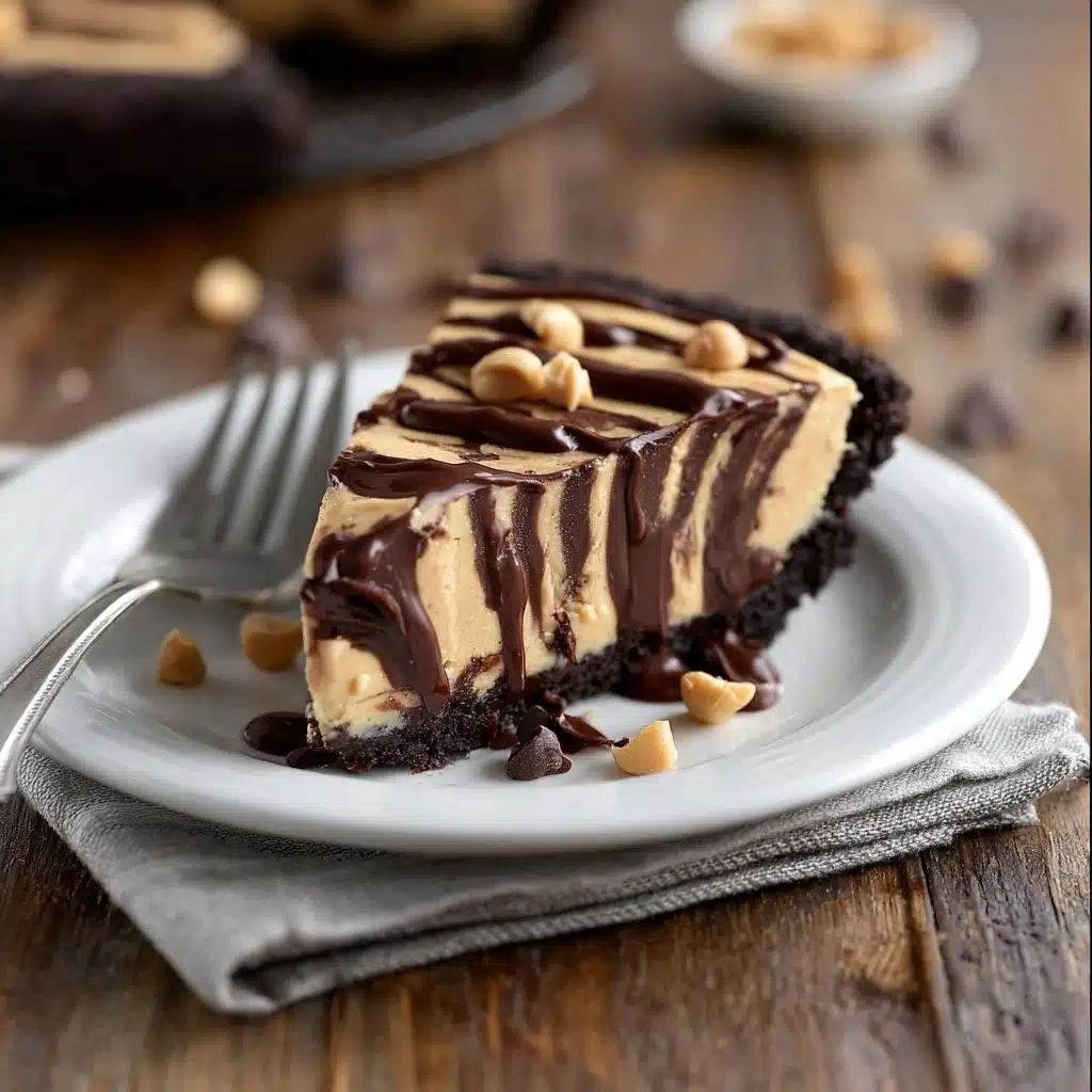 Decadent Chocolate Peanut Butter Swirl Pie Recipe - Recipe Image