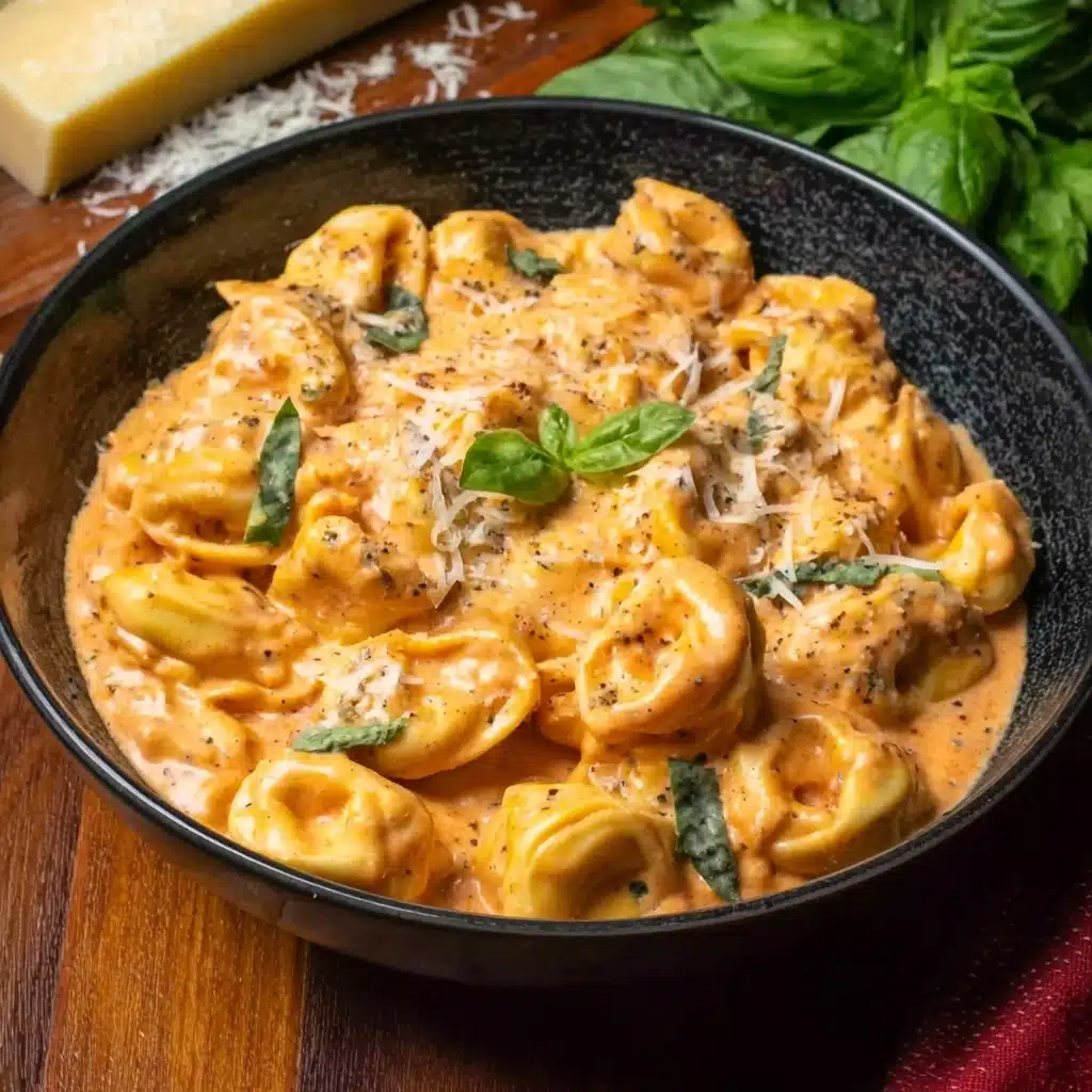 CrockPot Chicken Tortellini Recipe - Recipe Image