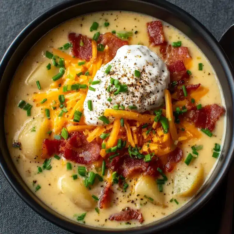 Comforting Loaded Baked Potato Soup Recipe