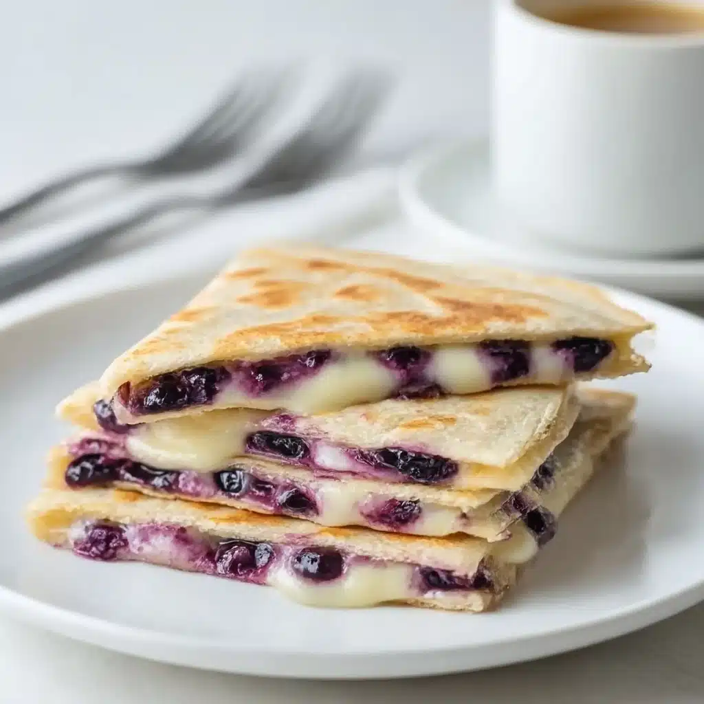 Blueberry Breakfast Quesadilla Recipe - Recipe Image