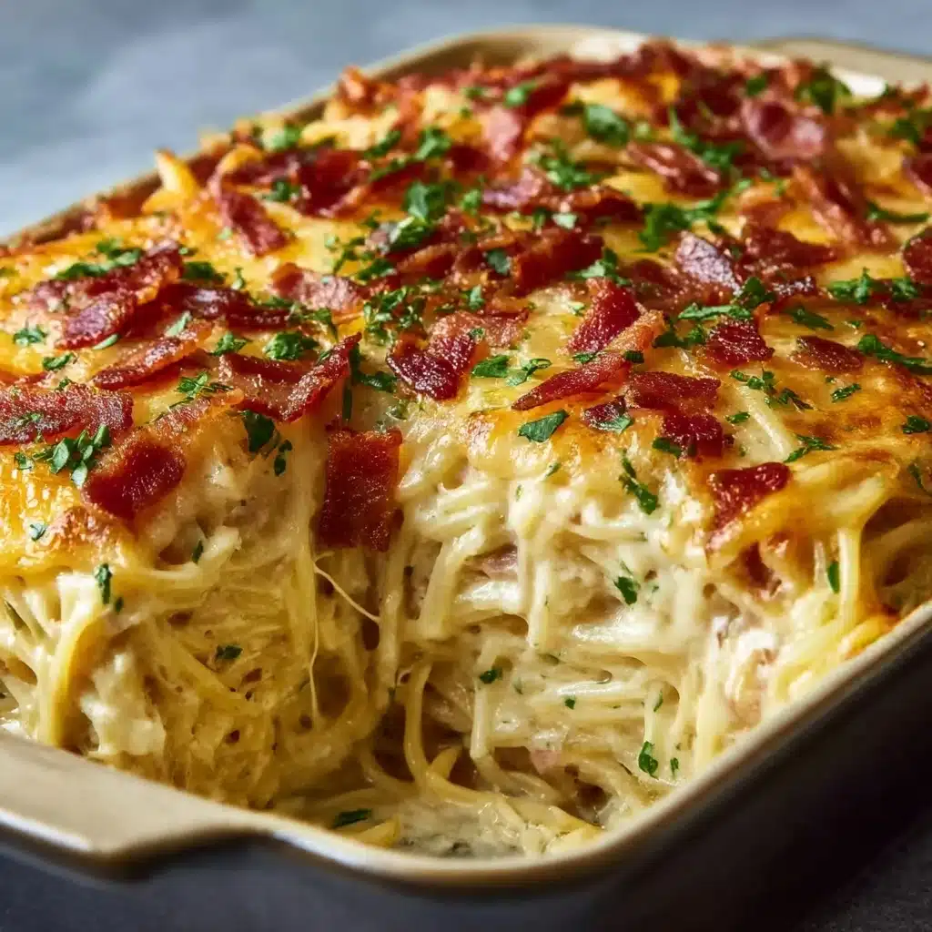 Creamy Southern Spaghetti Bake Recipe - Recipe Image
