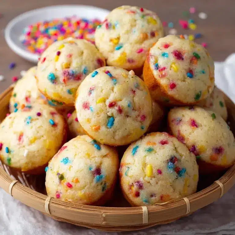 Mini Funfetti Yogurt Muffins Recipe