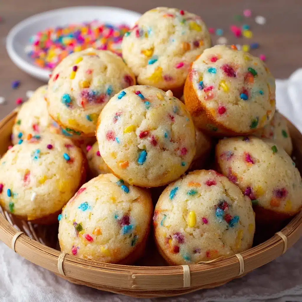 Mini Funfetti Yogurt Muffins Recipe - Recipe Image