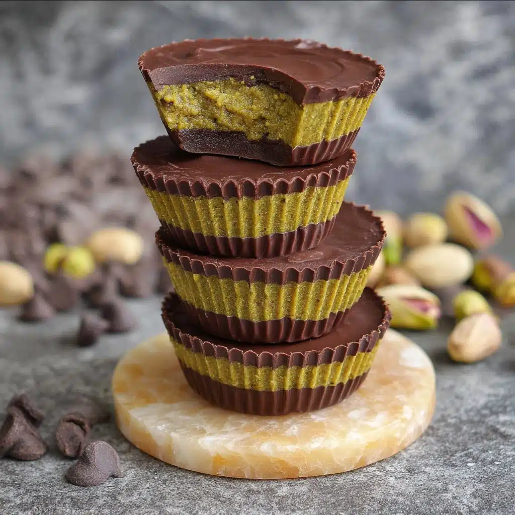 Easy Dubai Chocolate Cups Recipe - Recipe Image