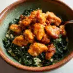 Crispy Buffalo Tofu with Caesar Salad Recipe