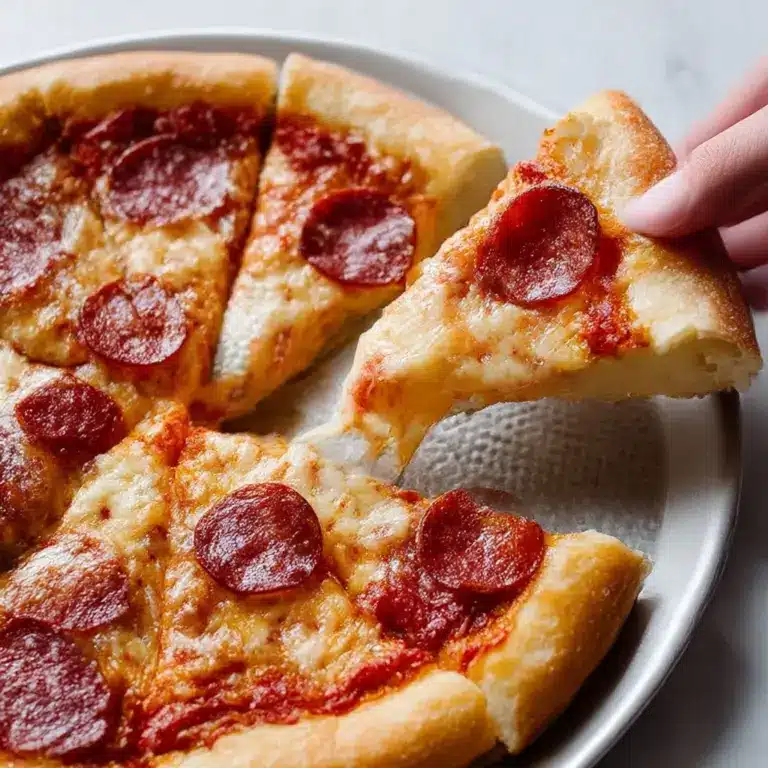 Lazy No Knead Pizza Dough Recipe
