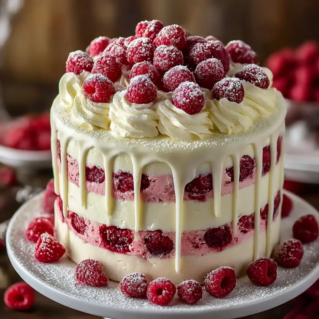 White Chocolate Raspberry Dream Cake Recipe
