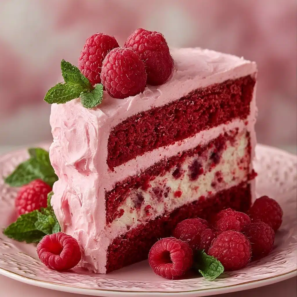 Raspberry Layer Cake Recipe - Recipe Image