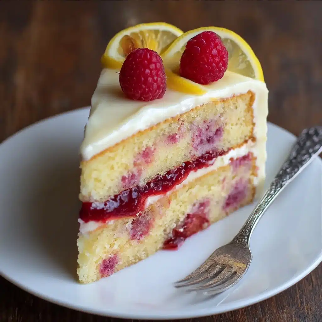 Lemon Raspberry Cake Recipe - Recipe Image