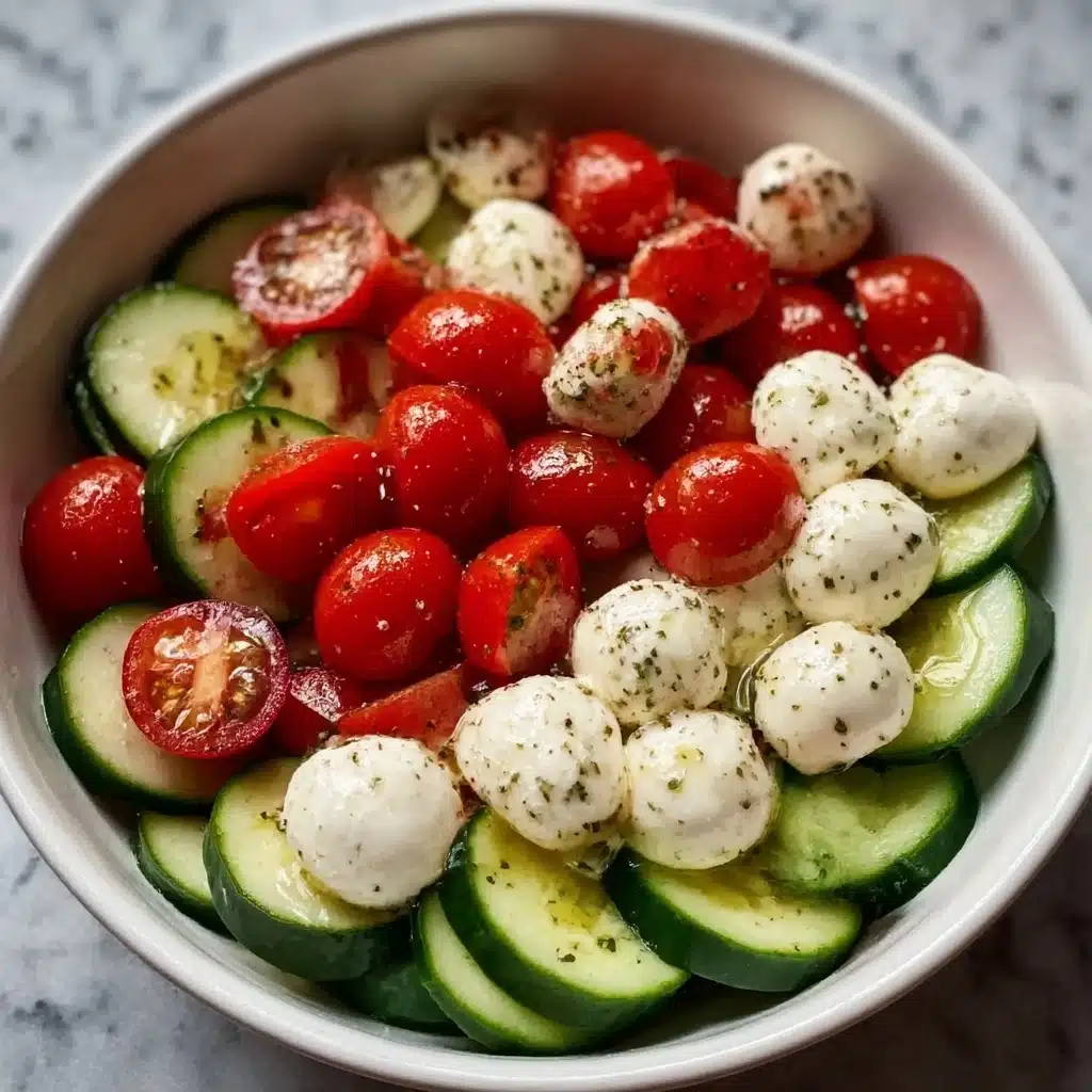 Cucumber Mozzarella Salad Recipe - Recipe Image